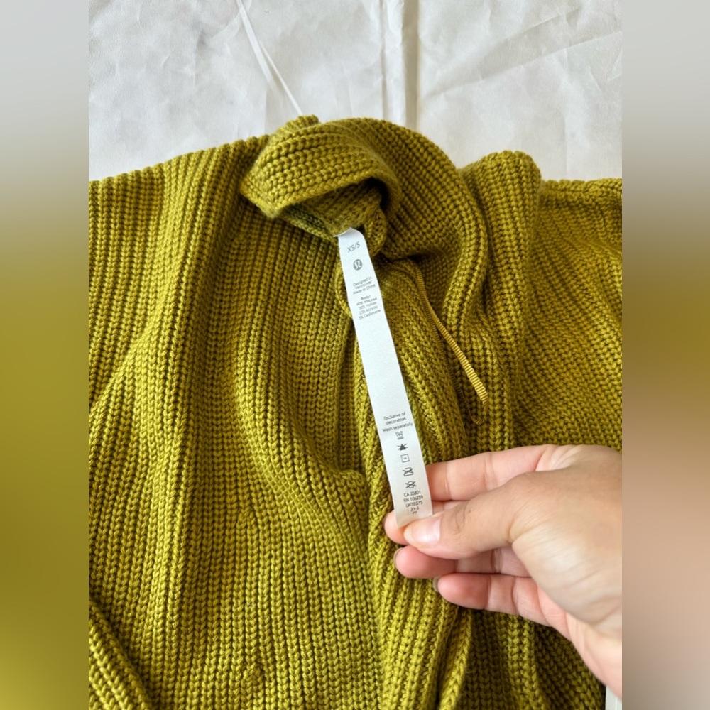 SOLD❤️🔥LULULEMON cashlu sweater wrap cardigan ✨ - Picture 13 of 16